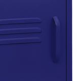 Nightstands 2 pcs Navy Blue 35x35x51 cm Steel 3095215