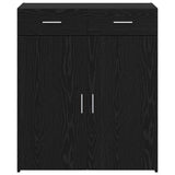 Storage Cabinet Black oak 80 x 42.5 x 93.5 cm Engineered wood 3365601