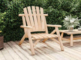 Garden Chair Natural Wood Solid spruce wood Medium Durable 363343