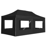 Professional Folding Party Tent with Walls Aluminium 6x3 m Anthracite 45508