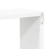 Wall Cube Shelves 4 pcs White 30x15x30 cm 806999