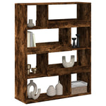 Bookcase Smoked Oak100x33x125.5 cm Engineered Wood 3309334