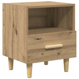 Bedside Cabinet with Drawer 2 pcs Artisan Oak 40 x 35 x 47 cm 880586
