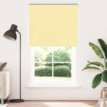 ZNTS Roller Blind Blackout Yellow 130x210 cm Fabric Width 126.6 cm Polyester 4012096