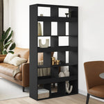 Room Divider Black 100x33x187.5 cm Engineered Wood 3309538