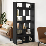 Room Divider Black 100x33x187.5 cm Engineered Wood 3309538