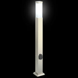 Bollard Lights with Outlet 3 pcs 80 cm Stainless Steel IP44 4006062
