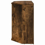 Corner LED TV Cabinet Smoked Oak 100x40x68cm Engineered Wood 889790
