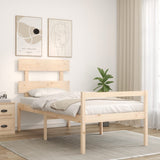 Senior Bed without Mattress Small Single Solid Wood 3195311