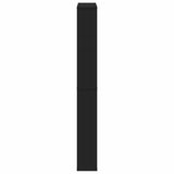 Shoe Cabinet with Mirror 4-Layer Black 63x17x134 cm 3228274