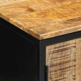 Bedside Cabinet Brown and black 50 x 30 x 45 cm 4019642