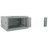 Network Cabinet with Storage Grey 53 x 60 x 30 cm Steel 42017650