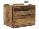 Bedside Cabinet 2 pcs Old Wood 45 x 39 x 50cm Engineered Wood 880507