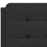 Bed Frame without Mattress "Zadar" Black 140x200 cm Faux Leather 3208184