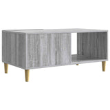 Coffee Table Grey Sonoma 90 x 50 x 40 cm Engineered Wood 895191