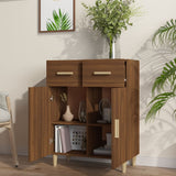 Sideboard Brown Oak 69.5x34x90 cm Engineered Wood 817359
