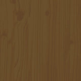 Wheelie Bin Storage Honey Brown 84x90x128.5 cm Solid Wood Pine 825103