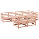 7 Piece Garden Sofa Set Solid Wood Douglas Fir 3299491