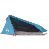 Camping Tent Tunnel 1-Person Blue Waterproof 94609