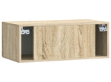 Wall-Mounted TV Cabinet Sonoma Oak 59.5 x 31 x 30 cm 898197