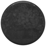 Table Top Black Marble 40x2.5 cm Durable Table Top Round 149190