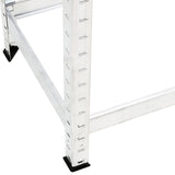 2-Layer Tire Rack 3 pcs Silver 110x40x110 cm Steel 3154230