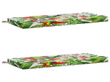 2-Piece Bench Cushions SOEST 2 pcs 100% Polyester Multicolour 950161