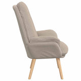 Armchair Light Grey 69 x 74 x 93 cm Sherpa Fabric 42001844