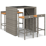 Garden Bar Set Grey, Black 3187685