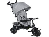 6 in 1 Kids Trike with Parent Handle, Canopy, 5-point Safety Belt, Storage, Footrest, Brake, for 1-5 T3398P348145