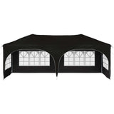 Pop-up Party Tent 575 x 288 x 245 cm Black Oxford Fabric 42019898