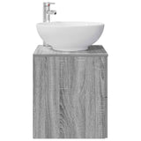 Wall-Mounted Sink Vanity Grey Sonoma 49.5 x 44.5 x 66.5 cm 890307