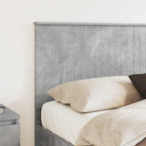 Headboard with Headboard Concrete Grey 150 cm Engineered wood 887751