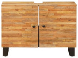 Bathroom Sink Cabinet Natural 62 x 33 x 58 cm Solid Mango Wood 4018315