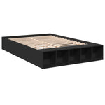 Bed Frame without Mattress Black 120x190 cm Small Double 3280595
