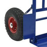 Extendable Hand Trolley Blue and Red 57 x 46 x 113 cm Steel 4019014