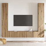 TV Cabinet 6 pcs Brown 221 x 30 x 180 cm Engineered wood 3393449