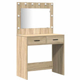 Dressing Table Set with Drawer 3 pcs Sonoma Oak Engineered Wood 3334283