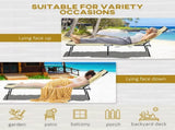 Outdoor Foldable Sun Lounger Set of 2, 4 Level Adjustable Backrest Reclining Sun Lounger Chair with T3398P323972