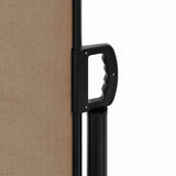 Retractable Side Awning Taupe 180x500 cm 4004454