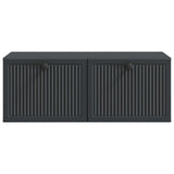 Wall-Mounted TV Cabinet Black 78.5 x 41 x 30 cm Engineered Wood 898006