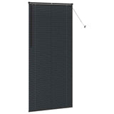 Venetian Blinds Height Adjustable Black 220 x 100 cm Aluminium 42006172