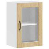 Kitchen Wall Cabinet with Glass Door Porto Sonoma Oak 854010