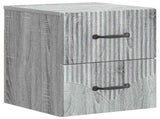 Wall-Mounted Bedside Cabinet Grey Sonoma 34.5 x 33 x 40 cm 898987