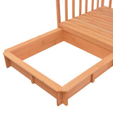 Kids Playhouse with Sandbox Fir Wood Blue UV50 91795
