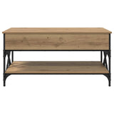 Coffee Table Artisan Oak 100 x 50 x 50 cm Engineered Wood 883042