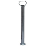 Trailer Jack Wheel 60 mm with 2 Support Tubes and 2 Split Clamps 3214424