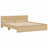 Bed Frame Sonoma oak Engineered wood Super King Bed Frame 3207590