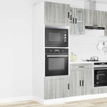 Oven Cabinets 2 pcs Porto Grey Sonoma Engineered Wood 3315057