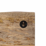 Wall-mounted Coat Rack with 4 Hooks Solid Wood Mango 358957